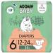 Muumi baby ko diapers size 6 12-24 kg 34 pieces soft premium diapers |Soft and skin -friendly breathable absorbent no unnecessary chemicals |Size 6 (34 pack)