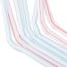 RETYLY 1500 Pcs Flexible Plastic Straws Striped Multi Colored Disposable Straw 8 inch Long - Buy Online on SooperMarket.com