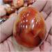 Crystal 1pc Stones Reiki 45mm Carnelian Agate Stones Orange Red Natural Sparkling Crystal Stone Stone Collection - Buy Online on SooperMarket.com