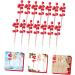 Warmhm 60 Pcs Christmas Fruit Diy Floral Art Plant Simulation Flower Branch Red Berry Stems Tree Decorations Red Berries Picks Christmas Berry Branch Winter Christmas Tree Wreath Foam Redx3pcs 17x3cmx3pcs - Buy Online on SooperMarket.com