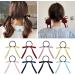 Limtula 2pieces Colorful Ribbon Bowknot Hair Scrunchies Elastic Hair Ropes Ponytail Holder Festival Woman Hair Supplies Black - Buy Online on SooperMarket.com