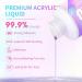 Saviland 120ml Monomer Acrylic Nail Liquid - Non-Yellowing MMA-Free Formula for Nail Extensions and Carving - Home DIY or Salon Use - Buy Online on SooperMarket.com