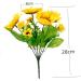 Zerodeko Sunflower Props 2pcs 7 Artificial Flower Bouquet Wedding Bouquet Artificial Flowers Bouquet Artificial Bouquet Decor Flower Arrangement Supplies Sunflower Fake Sunflowers Heads - Buy Online on SooperMarket.com