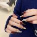 Temperament-enhancing manicure retro burgundy blush French manicure patch hand-made fake nails wearing fake nail patch finished product is detachable.(M) - Buy Online on SooperMarket.com