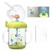 Tictoyo Drinking Cup with Whale Squirt - 2023 New Cute Whale Spray Water Cup  BPA Free Leak Proof Straw Cup Sippy Cups Kids Non Spill Water Bottle Weighted Straw Cup (220ml/Green)