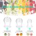 Silicone Baby Fruit Feeder & Pacifier | 3-Pack Fresh Fruit Feeders | Infant Bite Ring - Green - Buy Online on SooperMarket.com
