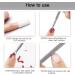 Cuticle Pusher Remover Triangle Cuticle Peeler Scraper Stainless Steel Nail Gel Remover Professional Nail Tool for Removing UV Manicure Treatments - Buy Online on SooperMarket.com