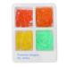 120pcs Dental Wedges 4 Sizes/Set Plastic Wedges Dental Plastic Poly Wedges With Holes For Dental Clinics