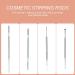 EXCEART 4Pcs Stainless Steel Makeup Spatula Tool Set for Cosmetics Mixing - Buy Online on SooperMarket.com