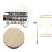 quirzx Darning Loom Speedweve Type Weave Tool, 14 Hooks Convenient Small Weaving Loom Kit for Beginners Quickly Mending Jeans, Repair Holes, DIY Beautiful Weaving Arts on Clothes Socks Medium