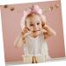 minkissy Headband Hair Wreath Princess Mesh Princess Crown Bow Veil Hair Bobbles Birthday For Girls Veil Princess Hairpiece Fabric Pink Sequins Crown 47x12cm Pink - Buy Online on SooperMarket.com