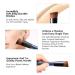 Flat Top Kabuki Foundation Brush for Liquid, Cream, Powder Makeup - Travel Size Blue Face Brush - Buy Online on SooperMarket.com
