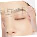 BELLIFFY 1box Eyebrow Drawing Tool Ink Eyebrow Tattoos Ruler Brow Mapping Wire Ruler 6x4.5cm Black - Buy Online on SooperMarket.com