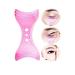 2PCS Women Lady Pink Eyeliner Template Guide Stencil Shaper Girls Eyeliner Assistant Helper for Beginners Cosmetic Makeup Tools