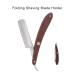 Buy Razor Holder - Durable Folding Razor Blade Holder for Long-Term Use | Brown & Blue Options - International Shipping Available - Buy Online on SooperMarket.com