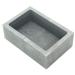Graphite Ingot Mold, Melting Casting Mould, Silver Ingot, for Gold Silver Aluminum Copper Brass Zinc Plumbum and Alloy Metals,(150x100x50mm-7500g Gold 3979g Silver)