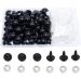 50pcs 15mm Black Plastic Safety Eyes with Washers for Dolls, Puppets, Plush Animals - DIY Craft Supplies - Buy Online on SooperMarket.com