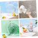 OFFSCH Transparent Plastic Washbasin Wash Basin Plastic Face Cleaning Basin Salon Washing Basin Wash Plastic Basin Foot Soaking Basin Kitchen Sink Bowl Wash Bowl Vegetable Bowl Baby Large Transparent 26.7x25.7cm - Buy Online on SooperMarket.com
