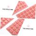 ibasenice 2pcs Candy Mold Cookie Mold Cupcake Molds Cookie Stencils Mini Cake Molds Gummy 20X14.3CM Pink - Buy Online on SooperMarket.com