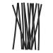 Simple Modern Reusable Straws 12 Pack Plastic for Tumblers and Travel Mugs - Classic, Voyager, Cruiser, Scout - Midnight Black 12 Count (Pack of 1) Midnight Black - Plastic