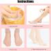 Gel Socks with Essential Oils for Foot Care | Moisturizing Cuffs for Cracked Heels & Pain Relief | XL Size | Ideal for Beauty Salons - Buy Online on SooperMarket.com