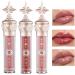 Tinted Lip Balm - Mirror Gloss Lip Stain/Lip Plumper Gloss/Moisturizin Nude Lipstick Liquid Lipsticks (Blushing Cinnamon 707)