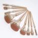 Evvmnaks 9 Pieces Gold Oval Makeup Brushes Set Trace Makeup Brushes Set Eyeshadow Brushes - Buy Online on SooperMarket.com
