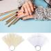 50Pcs Fan Shaped Nail Art Tips Color Display Card | Nail Polish Swatch Board & Practice Tools - Buy Online on SooperMarket.com