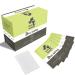 Docatty Pet Wipes, 50 Individually Wrapped Plant-Based and Compostable Wipes for Dogs Cats, Hypoallergenic, Deodorizing Grooming Pet Wipes for Paws, Body and Butt