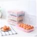 Mikikit Refrigerator Egg Container 15 Egg Clear Container Acrylic Organizer Containers for Food Fridge Memory Refrigerator Blue medium - Buy Online on SooperMarket.com