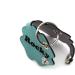 Copter Farm Dog Brand Bag - Engraved Art Leather & Real Leather Dog Collar | Custom Push Button | Turquoise Flower Design - Buy Online on SooperMarket.com