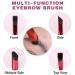 2 Pcs Multi-Function Angled Eyebrow Brushes for Perfect Brow Contouring - Professional and Precise Tools - Buy Online on SooperMarket.com