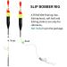 SEAOWL Fishing Slip Bobber Float Kit with Balsa Slip Corks and Bobber Stops - 10g (B.3/8oz) - 5pcs - Buy Online on SooperMarket.com