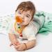 Gr npecht Organic Pacifier - Natural Rubber BPA Free Dye-Free Soft Shield Size 2 (6-18 Months) - Eco-Friendly Baby Comfort - Buy Online on SooperMarket.com