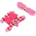 Small Pet Vest Chest Strap Pet Walking Harness and Leash Set Rabbit Squirrel Ferret Hamster Pink Vest Harness(S) - Buy Online on SooperMarket.com