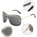 Sport Sunglasses | Women Sunglasses UV Protection Cycling Driving Fishing Sun Glasses Portable Wrap Around Cycling Puchen Gold Frame Full Gray Film - Buy Online on SooperMarket.com