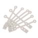 Zroven 50 Pieces Reusable Cold Wave Stars - Salon Perm Tools for Perfect Curls | International Shipping - Buy Online on SooperMarket.com