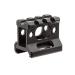 3-Slot Slim Picatinny Short Riser Mount 1" High, 3 Slots Black 1"