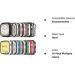 16 Pack COMMUTER Apple Watch SE (2nd Gen) Screen Protector - 2022 New Hard PC Protective Cover with Tempered Glass Film - Fits iWatch SE/6/5/4 40mm - Multiple Colors - Buy Online on SooperMarket.com