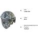 Tactical Foldable Half Face Airsoft Mesh Mask with Ear Protection & Fast Helmet for Adults - ACU - Buy Online on SooperMarket.com