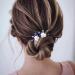 Blue Rhinestone Wedding Lace Flower Hair Pins - Bridal Crystal Headpieces for Women and Girls (Pack of 2) - Buy Online on SooperMarket.com