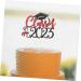 Warmhm 6pcs 2023 cake supplies party supplies top hat dessert decorations Insert card cupcake decors graduation cupcake topper 2023 props grad cake decorations paper cup - Buy Online on SooperMarket.com
