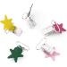 Pilipane Metal Pacifier Clips - 10 Durable Pentagram Clips for Children's Trousers & Belts | Mixed Color Fasteners for Tinkering - Buy Online on SooperMarket.com