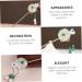 Mikinona Antique Hairpin Green Hair Clips Hanfu Girls Headwear Green Vintage Hairpin Chinese Handmade Hair Accessories Retro Chinese Stylish Clips Retro Hair Pin Copper Bride Walk - Buy Online on SooperMarket.com