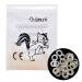 100PCS/Bag Dental Orthodontic Intraoral Elastic Rubber Bands Chipmunk Orthodontic Supply for Braces(1/8" 3.5 Oz)