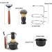 Premium 4-Piece Stainless Steel Manual Razor Gift Set - Perfect for Men Husband Father & Brother | Robust Stand Holder & Wet Shaving Essentials - Buy Online on SooperMarket.com
