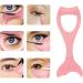 Reusable Eyelinear Stencil Eye Shadow Template Silicone Eye Makeup Assistant Tool Ultra thin Precision Eye Liner Makeup Brushes Set Best Fit for Makeup Handicap and Novice Makeup Pink - Buy Online on SooperMarket.com