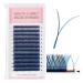 Navy blue YY Eyelash Extension Lashes D Curl 0.07mm  8-15mm Faux Mink Cluster Lash Extensions Soft Y Lashes Extensions Premade (8-15MM  0.07-D Navy blue)