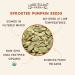 Organic Sprouted Pumpkin Seeds 14oz (Pack of 3) - Vegan, Non-GMO, Gluten-Free, Paleo & Keto Friendly - Buy Online on SooperMarket.com