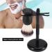 Shaving Brush Stand - Zinc Alloy Holder for Moustache & Razor | Stable & Balanced Black - Buy Online on SooperMarket.com